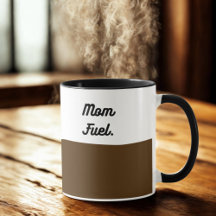 Tasse à café « Carburant pour Maman » – Cadeau drô