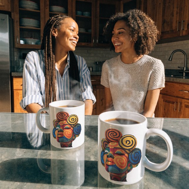 Tasse à café célébrant les femmes noires (Créateur téléchargé)