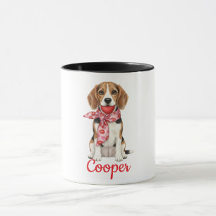 Tasse à café chien Beagle joyeuse Saint-Valentin 2