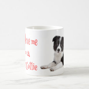 Tasse à café Chien chiot Border Collie Amour