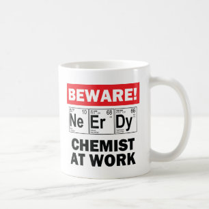 tasse à café chimiste nerdy