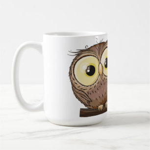 Tasse à café Chouettes Jumelles Fantaisistes - For