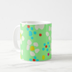 Tasse à café classique fleuri à la pâquerette past