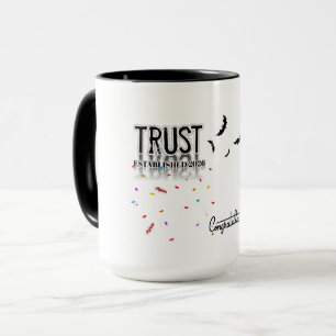Tasse à café Confiance dans le voyage - Céramique 