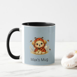 Tasse à café Costume de coccinelle pour dame chiot