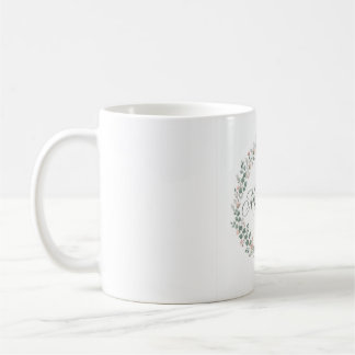Tasse à café Couronne de Eucalyptus Mr & Mrs – Cad