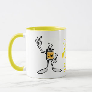 Tasse à café Créature Jaune Peut
