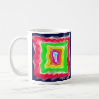 Tasse à café d'art impressionniste