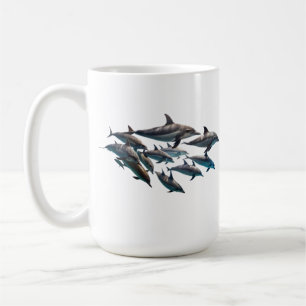 Tasse à café dauphin à gros nez