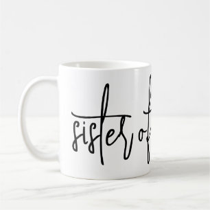 Tasse à café de la sœur de la mariée