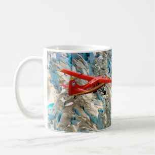 Tasse à café de l'avion rouge