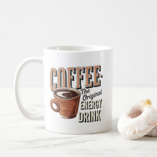 Tasse à café de style rétro amusant 