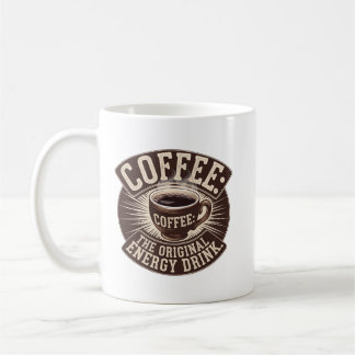 Tasse à café de style rétro amusant 