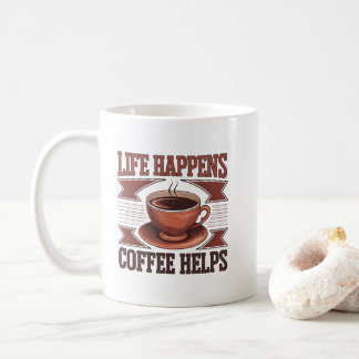 Tasse à café de style rétro amusant 