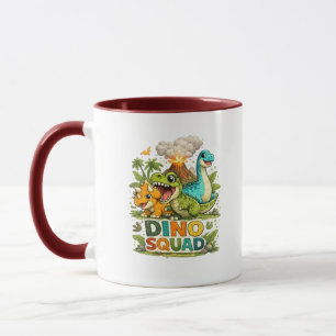 Tasse à café Dino Squad Mignon Dinosaure