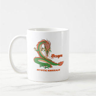 Tasse à café Dragon Emeraude Mystique – Créature F