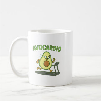 Tasse à café drôle Avocardio pour le fitness et l'