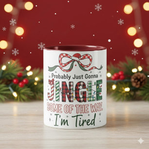 Tasse à café drôle de Jingle Noël 11 oz