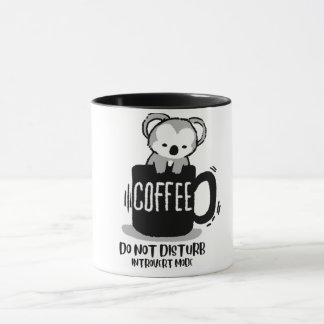 Tasse à café drôle de koala