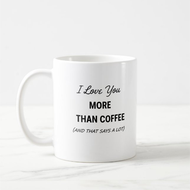 Tasse à café drôle - (Et ça en dit long) (Gauche)