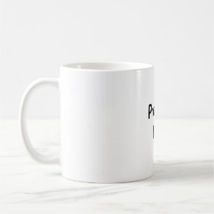Tasse à café drôle probablement en retard