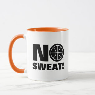 Tasse à café drôle sans sueur pour joueur de baske