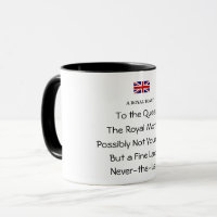 Tasse à café drôle Toast Royal de la Reine