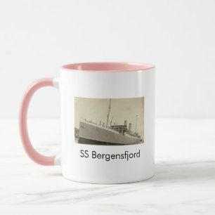 Tasse à café du bateau norvégien SS Bergensfjord