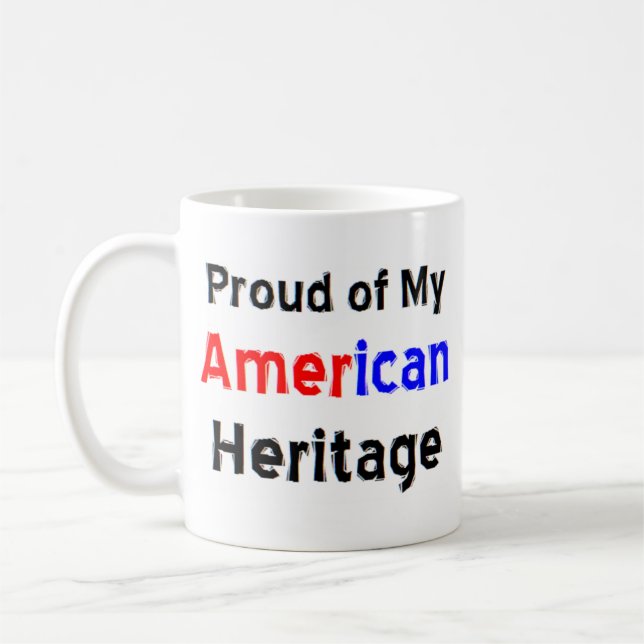 tasse à café du patrimoine américain (Gauche)