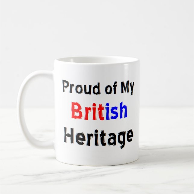 tasse à café du patrimoine britannique (Gauche)