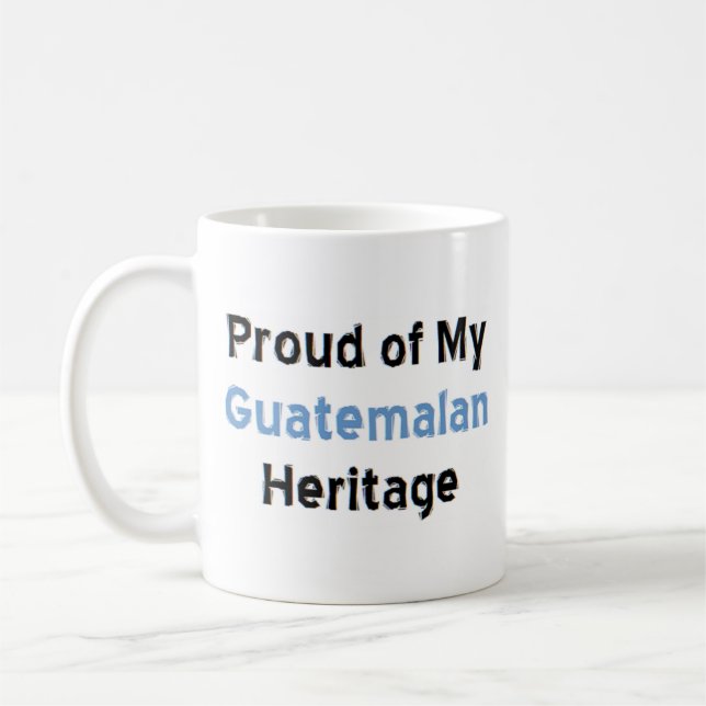 tasse à café du patrimoine guatémaltèque (Gauche)