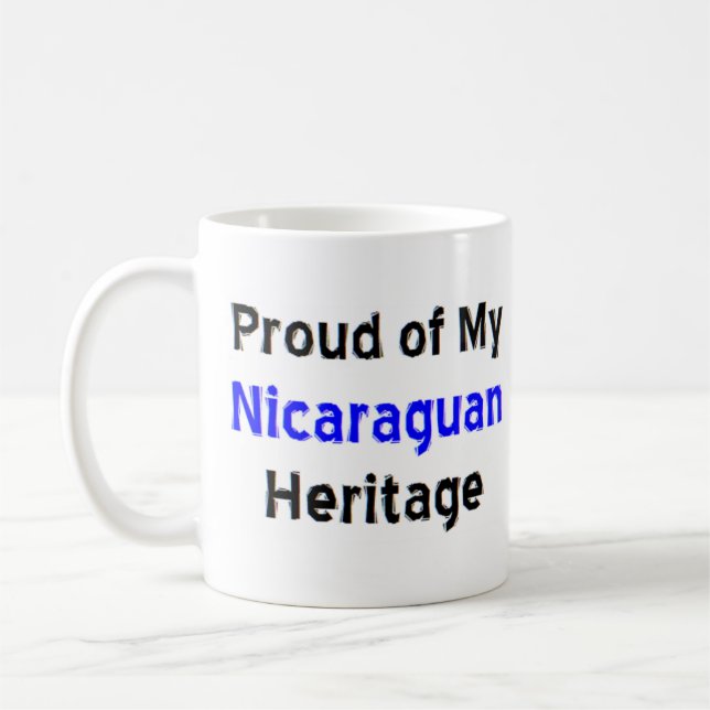 tasse à café du patrimoine nicaraguayen (Gauche)