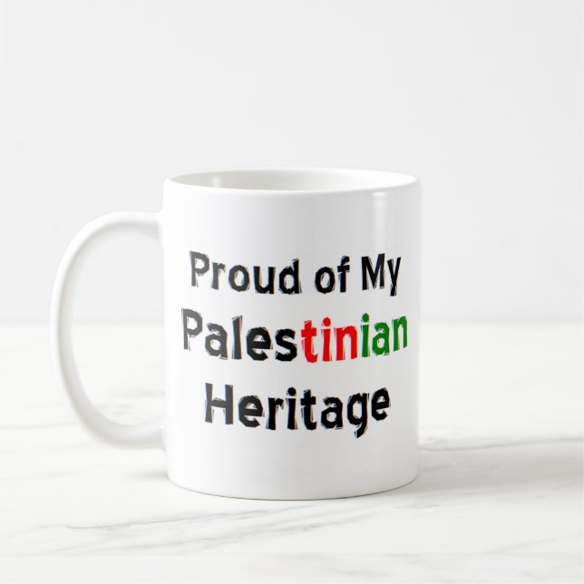 tasse à café du patrimoine palestinien (Gauche)