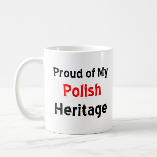 tasse à café du patrimoine polonais (Gauche)