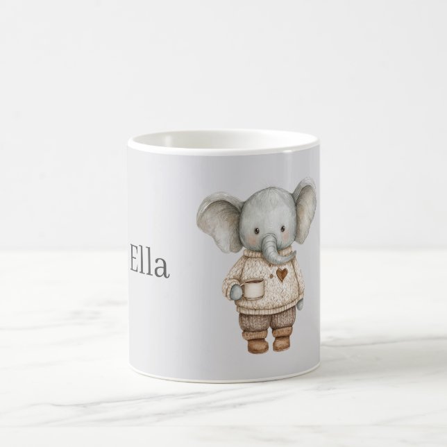 Tasse à café éléphant (Centre)