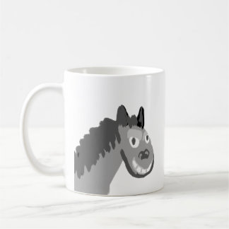 Tasse à café en céramique de cheval de dessin anim