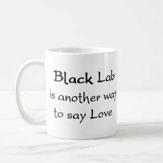 tasse à café en laboratoire noir