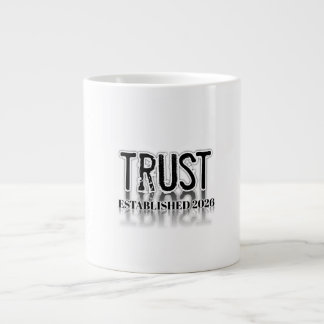 Tasse à café en typographie « Confiance » minimali