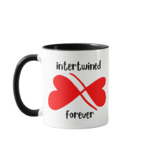 Tasse à café « Entrelacés pour toujours »