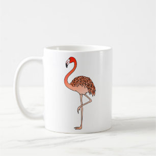Tasse à café Flamant Rose Oiseau Ligne Art-57567