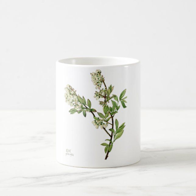 Tasse à café fleur de myrtille (Centre)