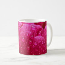 Tasse à café - Fleur de pivoine après la pluie