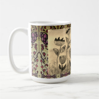 Tasse à café - Fleurs ondulées