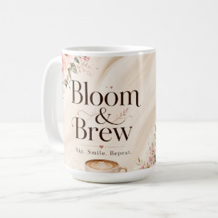Tasse à café florale Bloom & Brew.