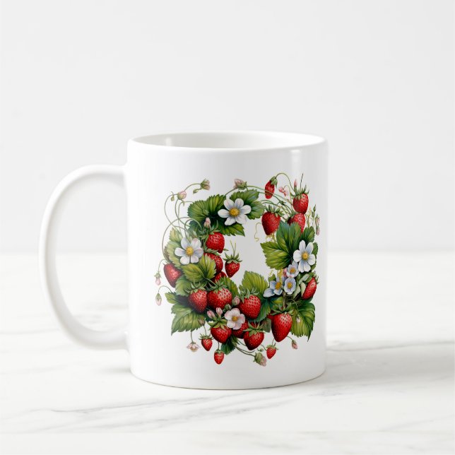 Tasse à café fraise (Gauche)