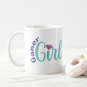 Tasse à café Gamer Girl - Cadeau de jeu mignon