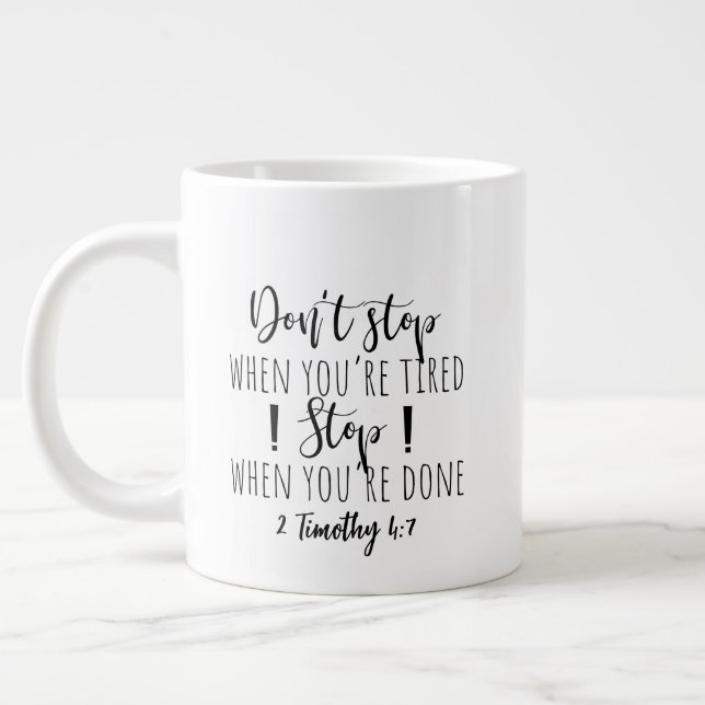 Tasse à café géante à deux côtés (Gauche)