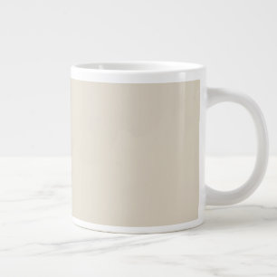 Tasse à café géante blanche os