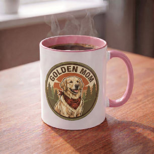Tasse à café Golden Mom   Cadeau pour maman de Gol