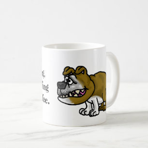 Tasse à café Growling BullDog